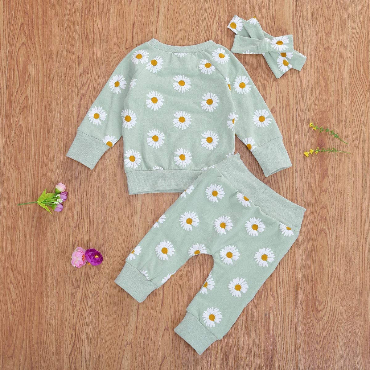 Newborn Infant Baby Girl Clothes Set Sweatshirts Tops Pants Toddler Girl Outfits Gifts 3 6 9 12 18 24 Months